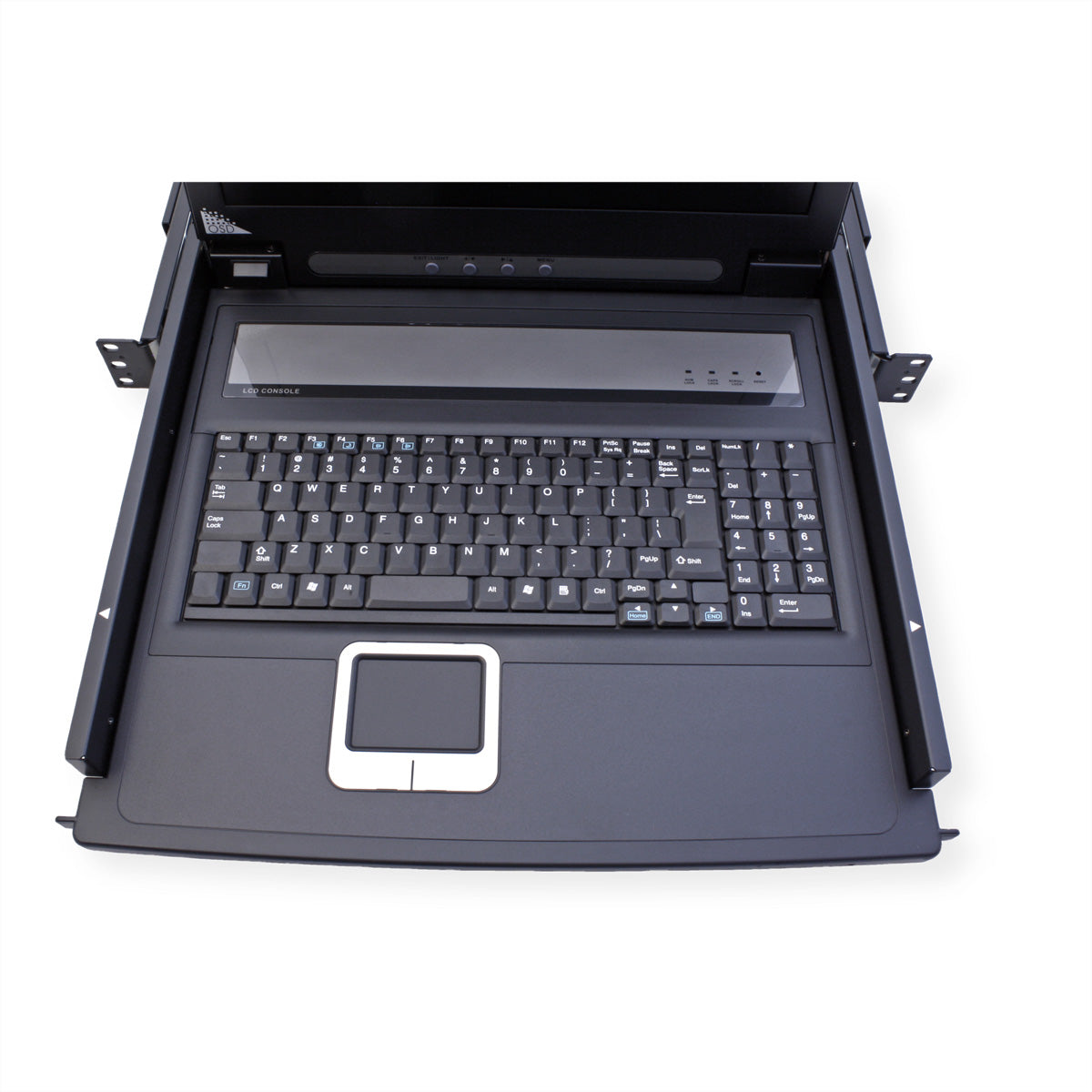 ATEN CL1000M – KVM-Konsole (1U) – 17", 1920 × 1200 @ 60 Hz, VGA, PS/2 & USB, Schwarz