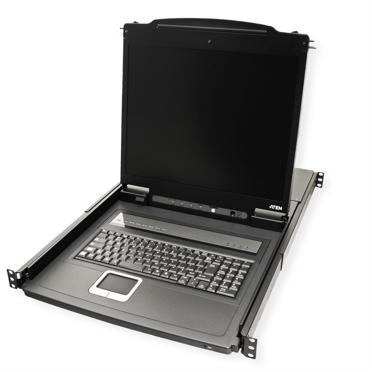 ATEN CL1308N – KVM-Switch – 8-Port, VGA – 1920 × 1200, 19" LCD-Konsole, Schwarz