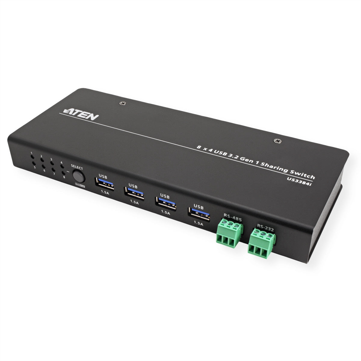 ATEN US3384I USB-Hub – 8× USB-B, 4× USB-A