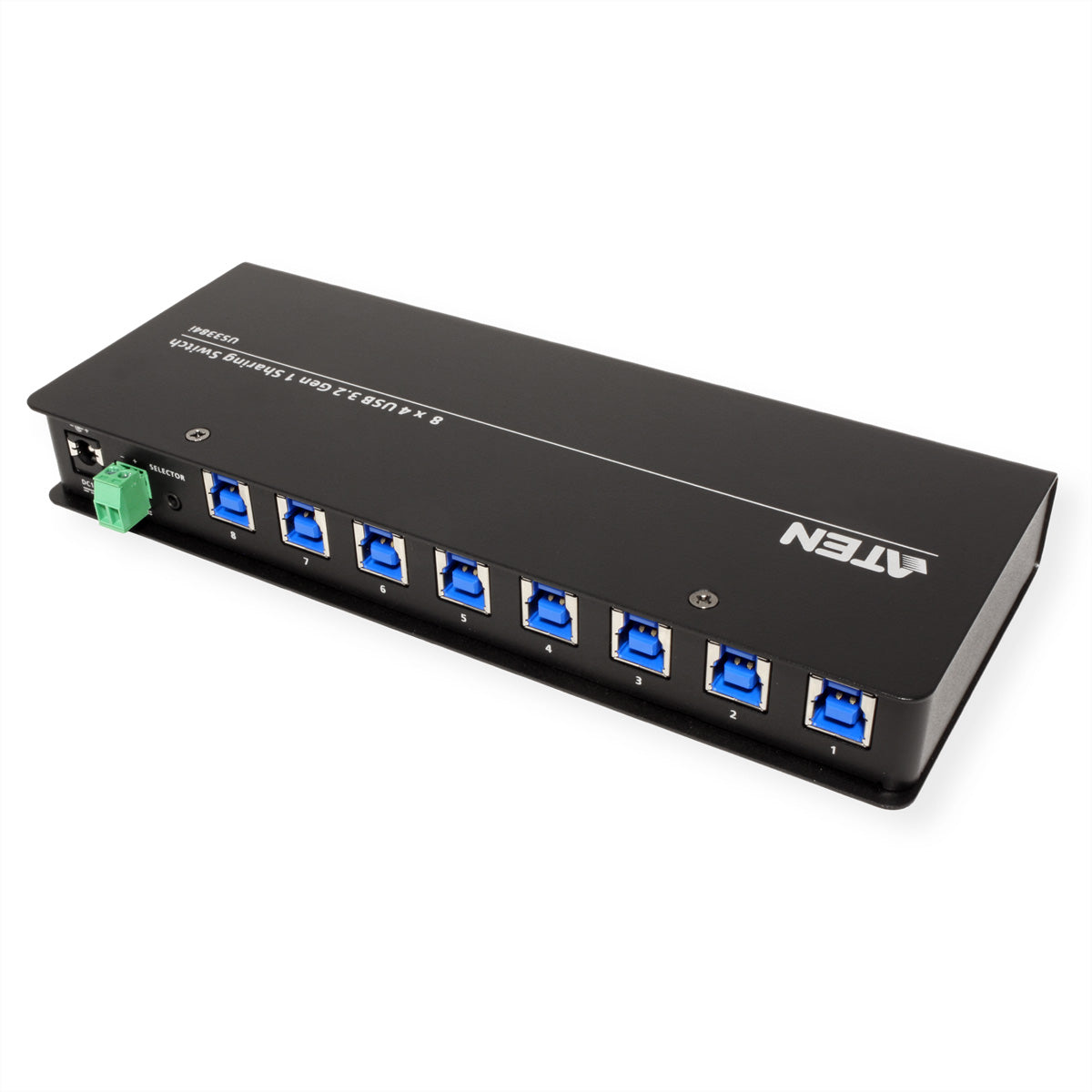 ATEN US3384I USB-Hub – 8× USB-B, 4× USB-A