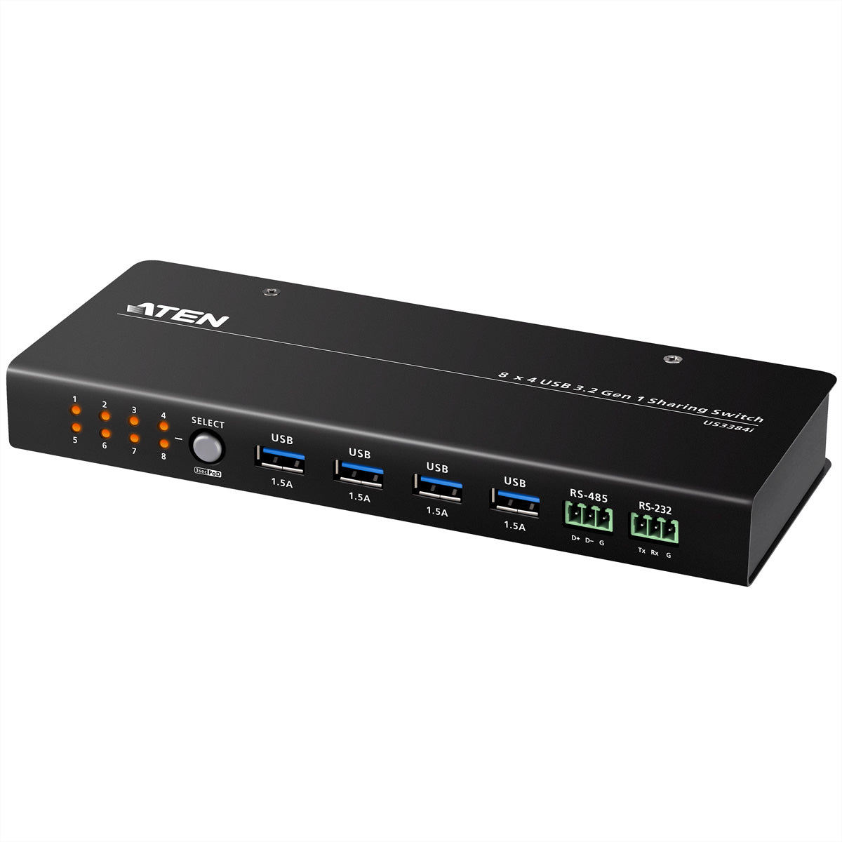ATEN US3384I USB-Hub – 8× USB-B, 4× USB-A
