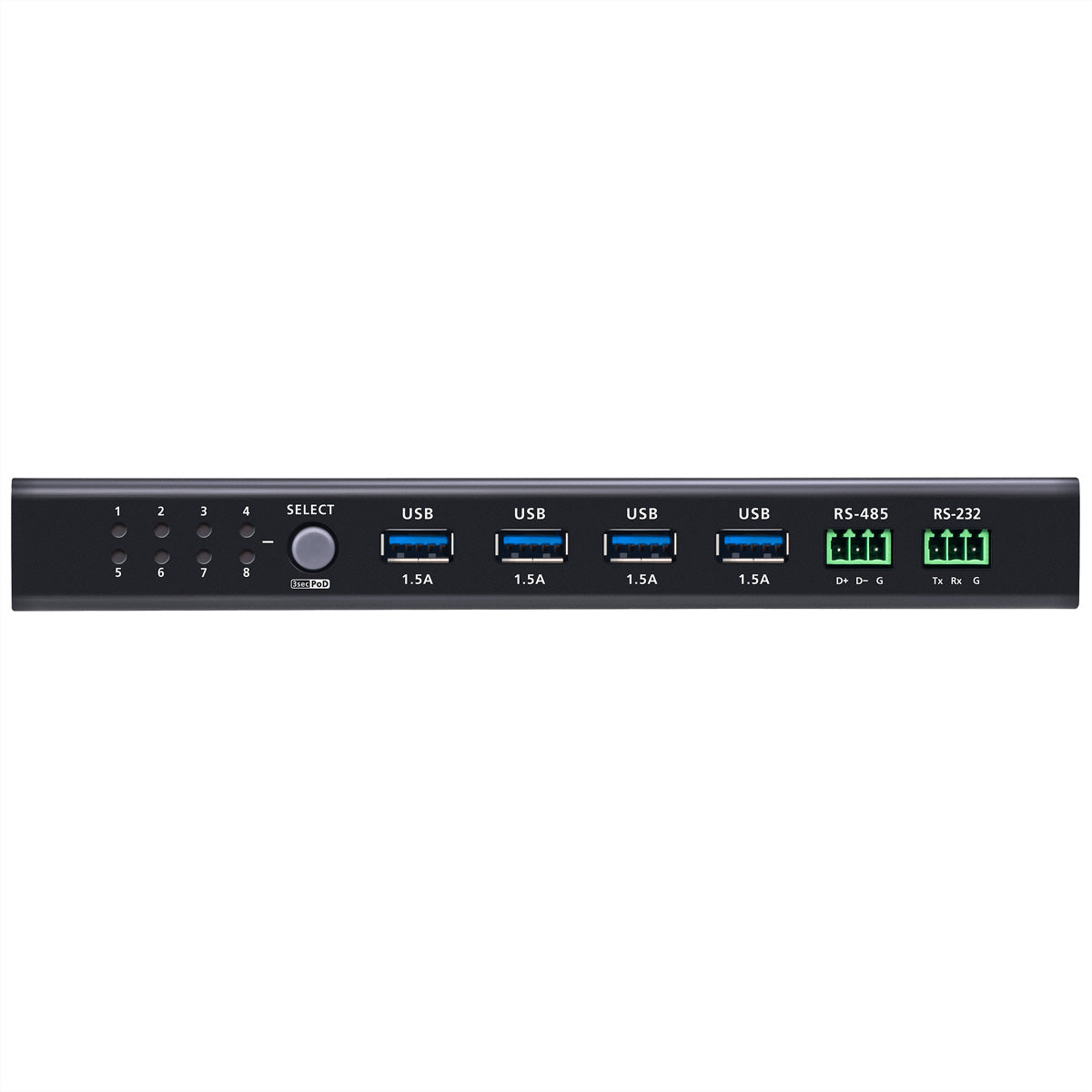 ATEN US3384I USB-Hub – 8× USB-B, 4× USB-A