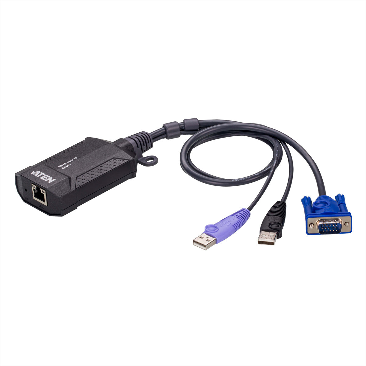 ATEN CN800 – 1-Port Cat 5e/6 KVM-over-IP Switch, VGA – 1920 × 1200/60 Hz
