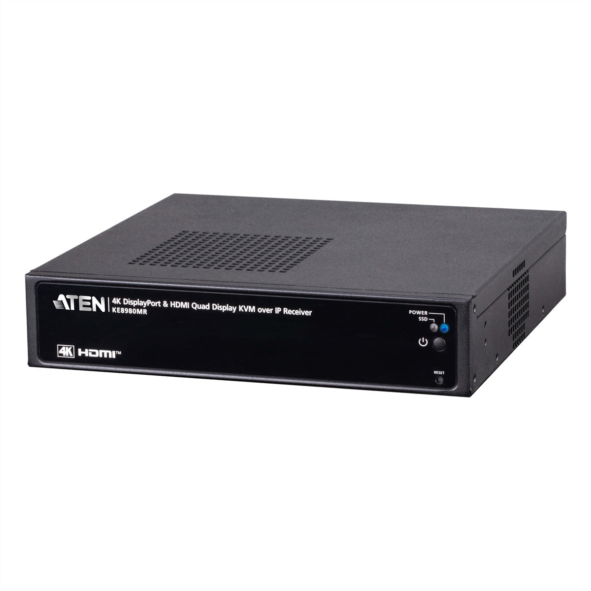 ATEN KE8980MR – KVM-over-IP Multi-View Empfänger, 2× HDMI Out, 2× DP Out, 4K@60 Hz, KVM, RS-232
