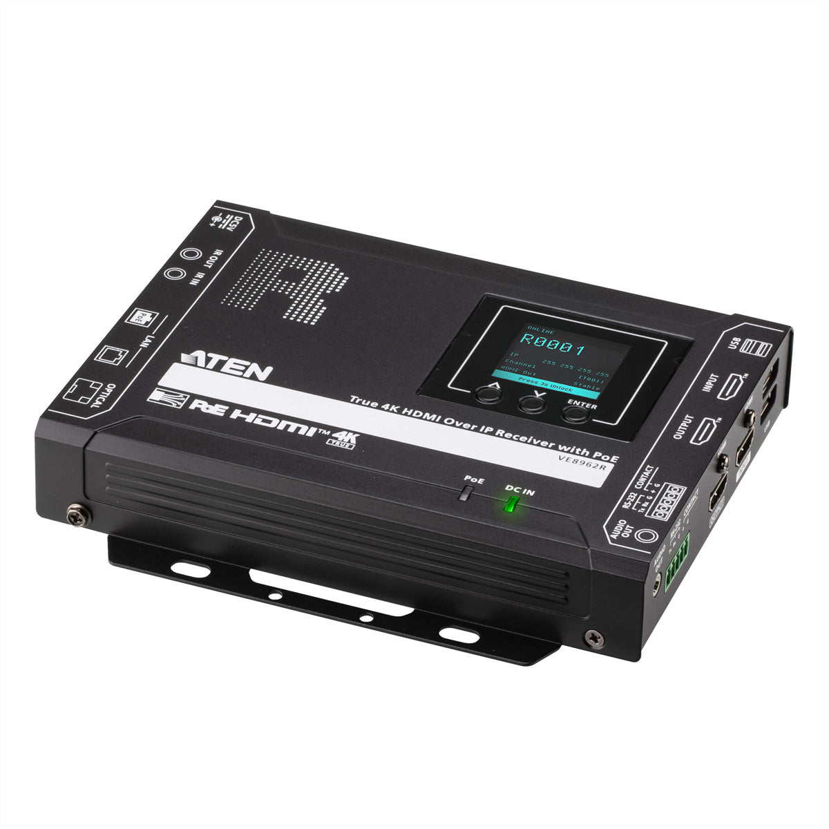 ATEN VE8962R – HDMI-over-IP Encoder, 4K60, PoE, RS-232