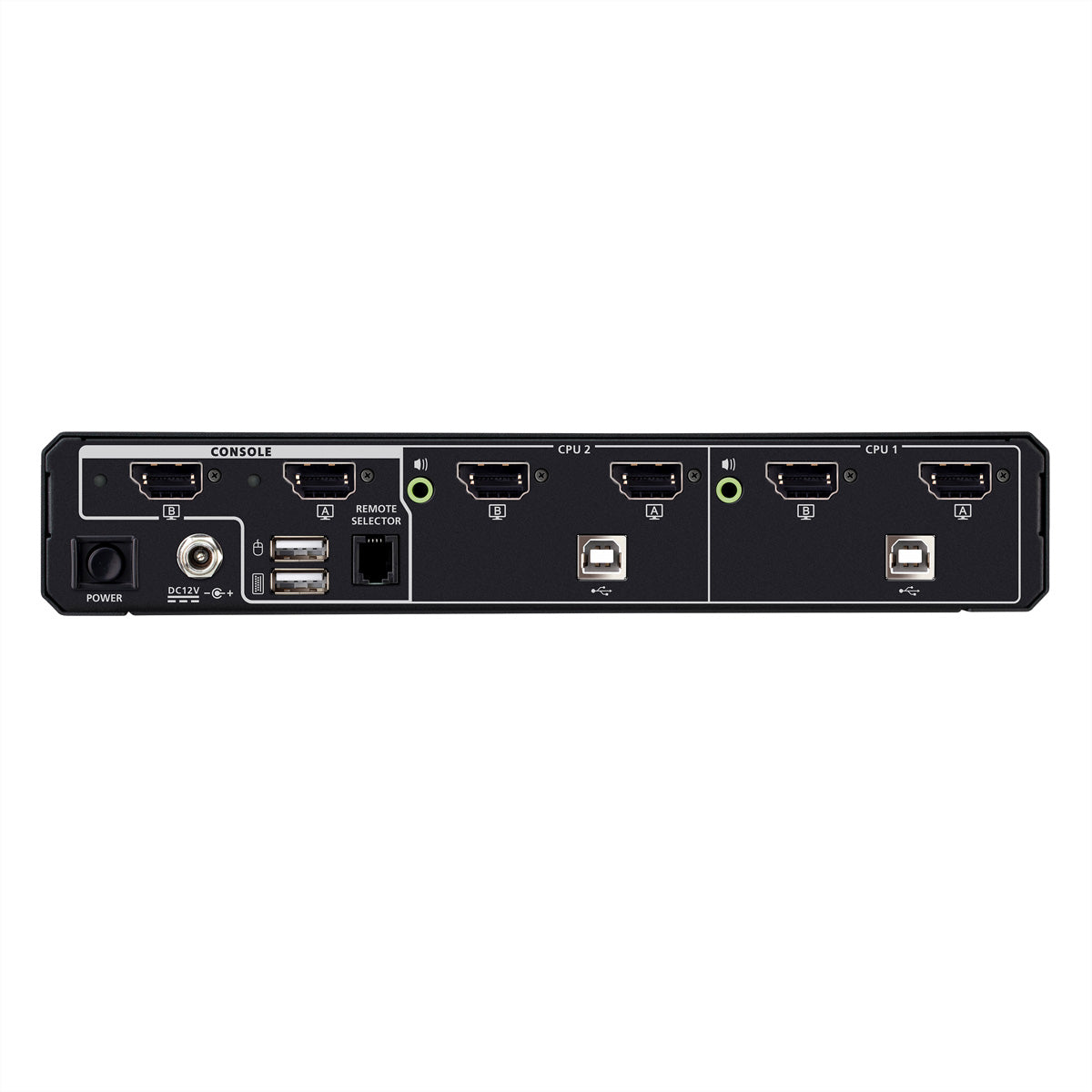 ATEN CS1142DPH4 – KVM-Switch – 2-Port, DP/HDMI – 5120 × 2880 @ 60 Hz, Audio