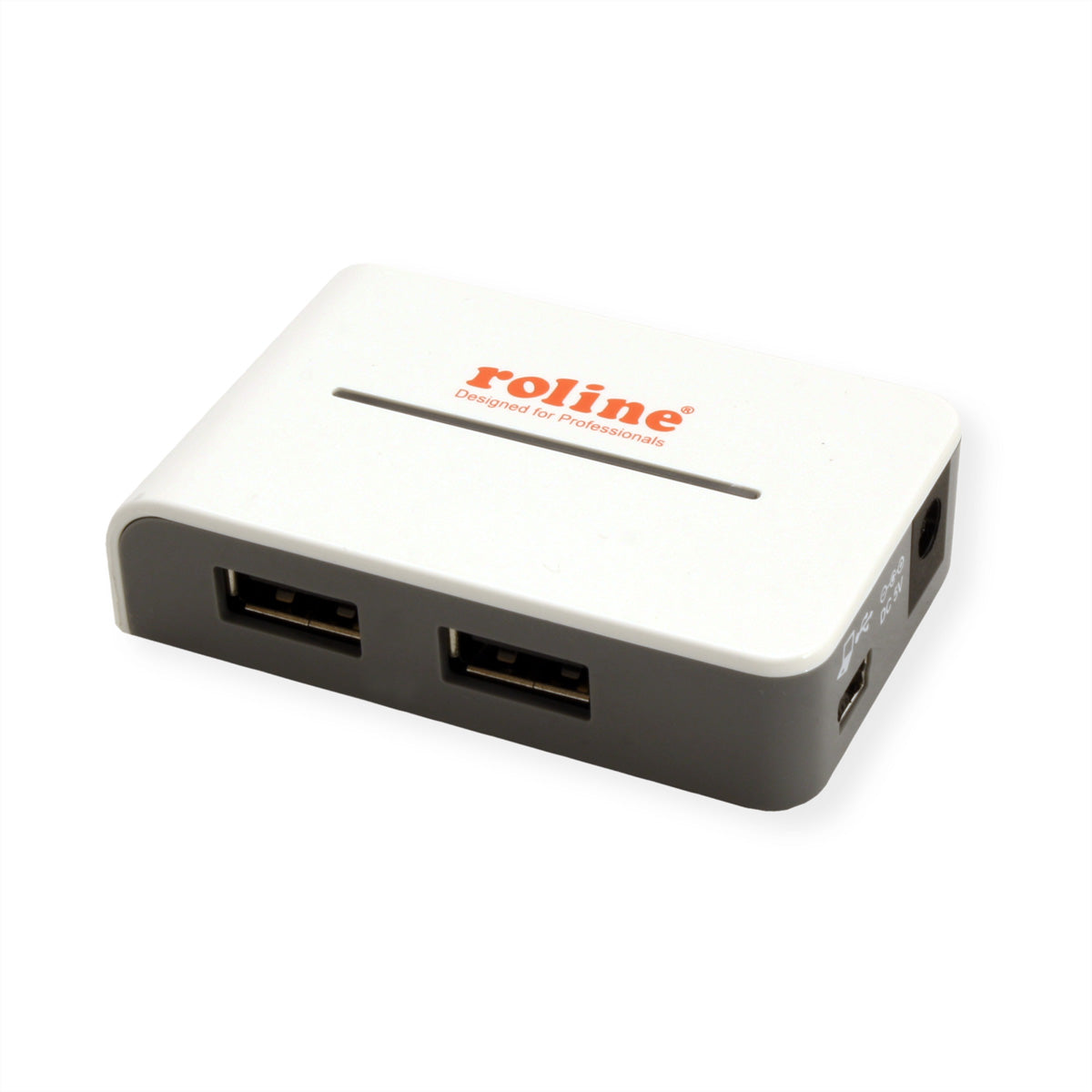 ROLINE USB-Hub – USB 2.0, 4× USB-A