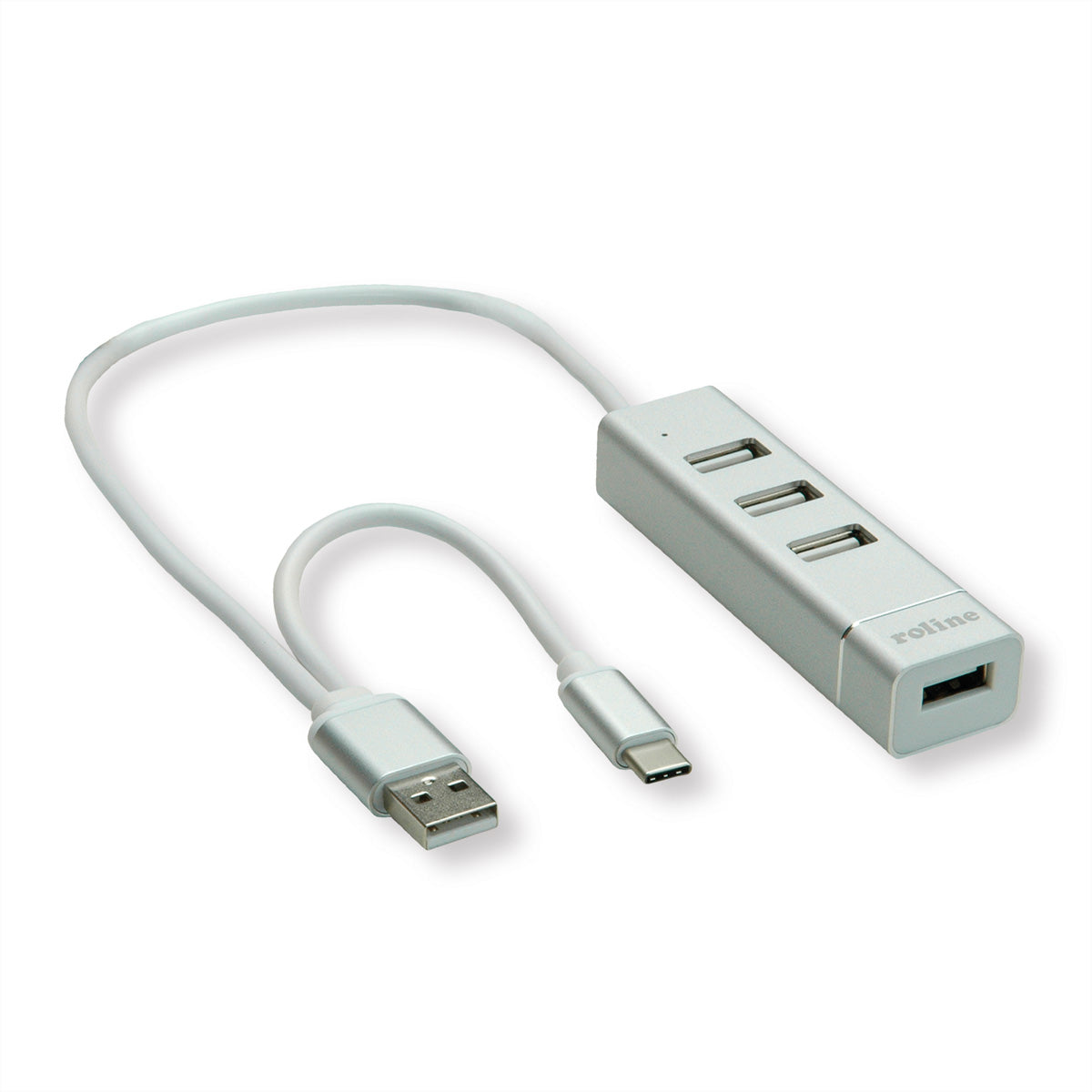 ROLINE USB-Hub – USB 2.0, 4× USB-A