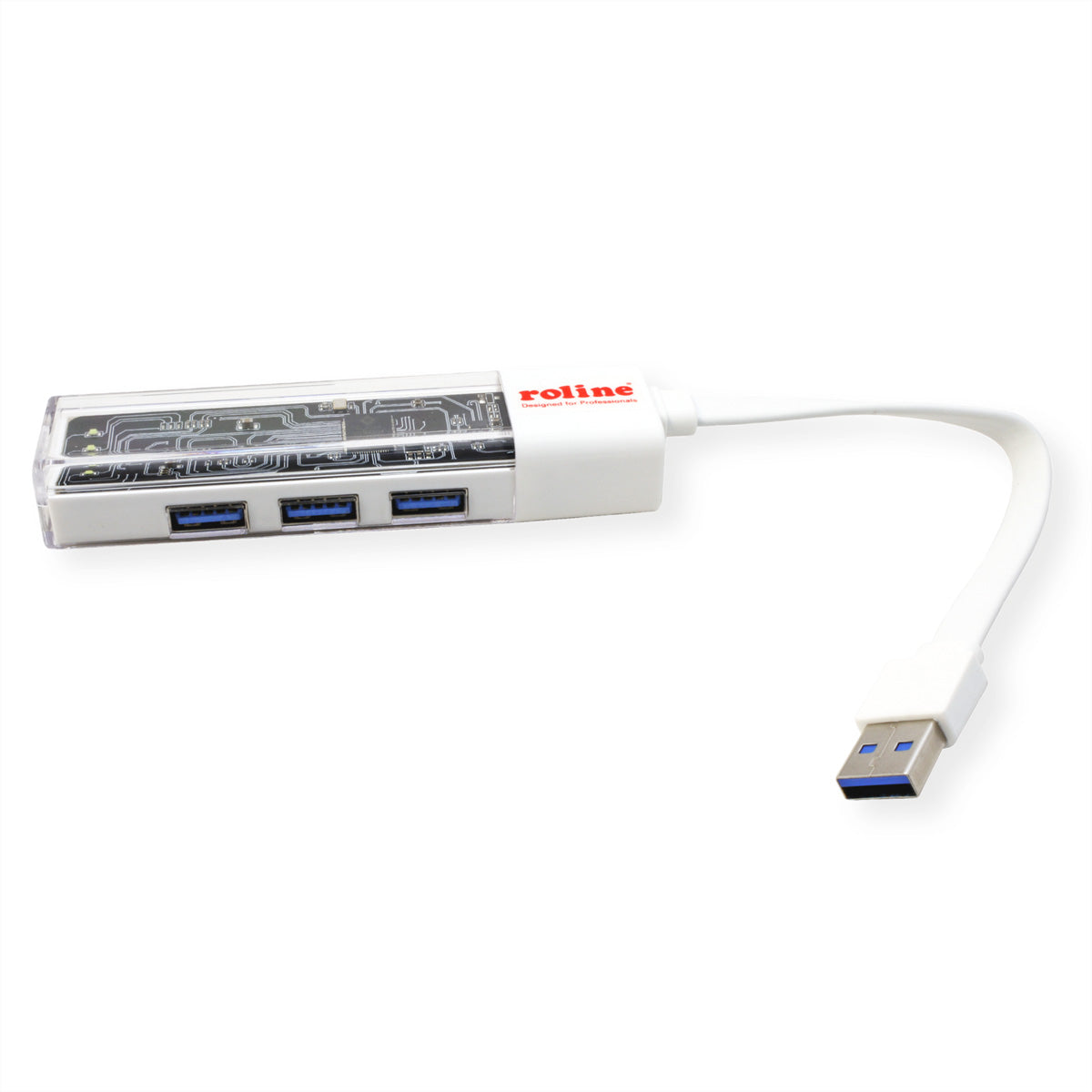 ROLINE USB-Hub – USB-C, 4× USB-A