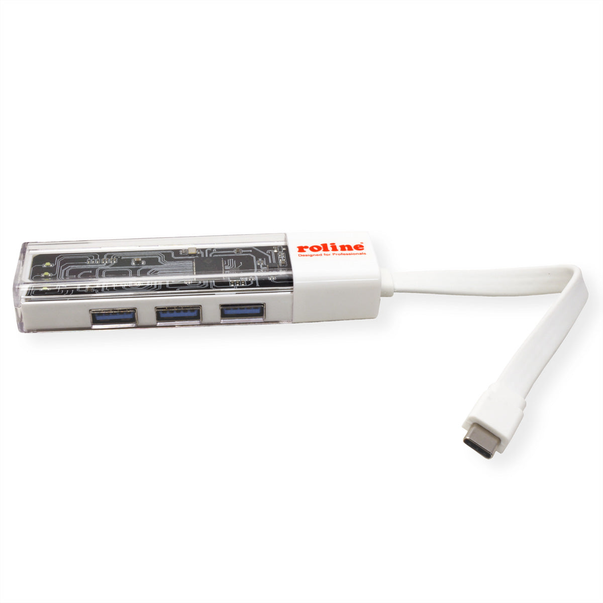 ROLINE USB-Hub – USB-C, 4× USB-A