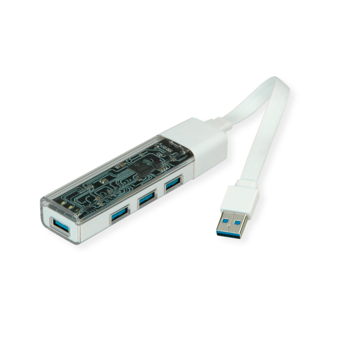 ROLINE USB-Hub – USB-C, 4× USB-A