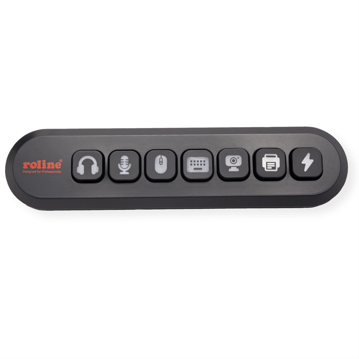 ROLINE USB-Hub – 7× USB-A, 18 W PD