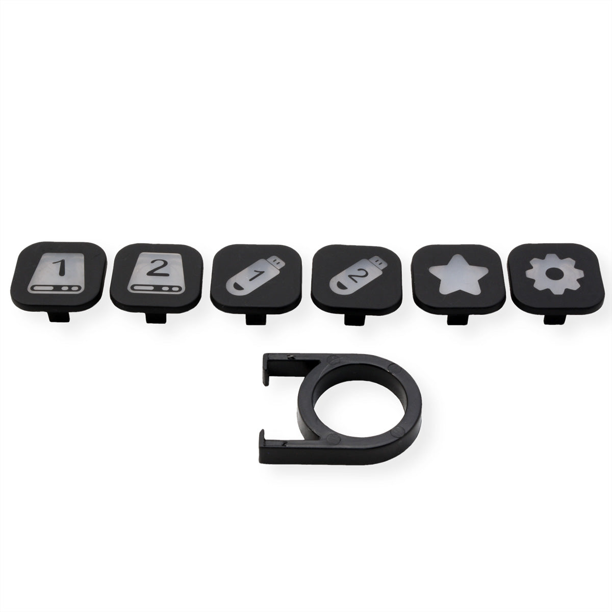 ROLINE USB-Hub – 7× USB-A, 18 W PD