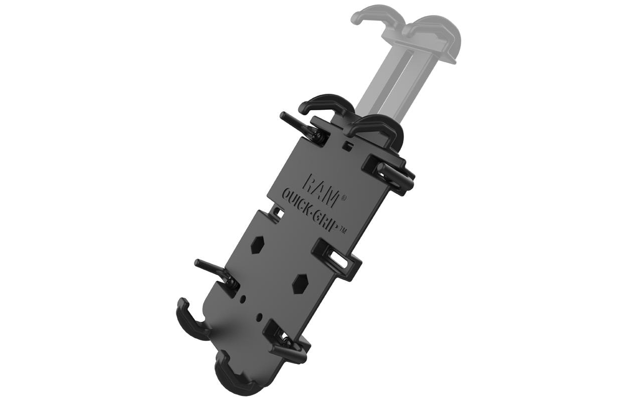 RAM Mounts Quick-Grip XL – Auto-Halterung – für Smartphones 66,7–92,1 mm breit, Schwarz