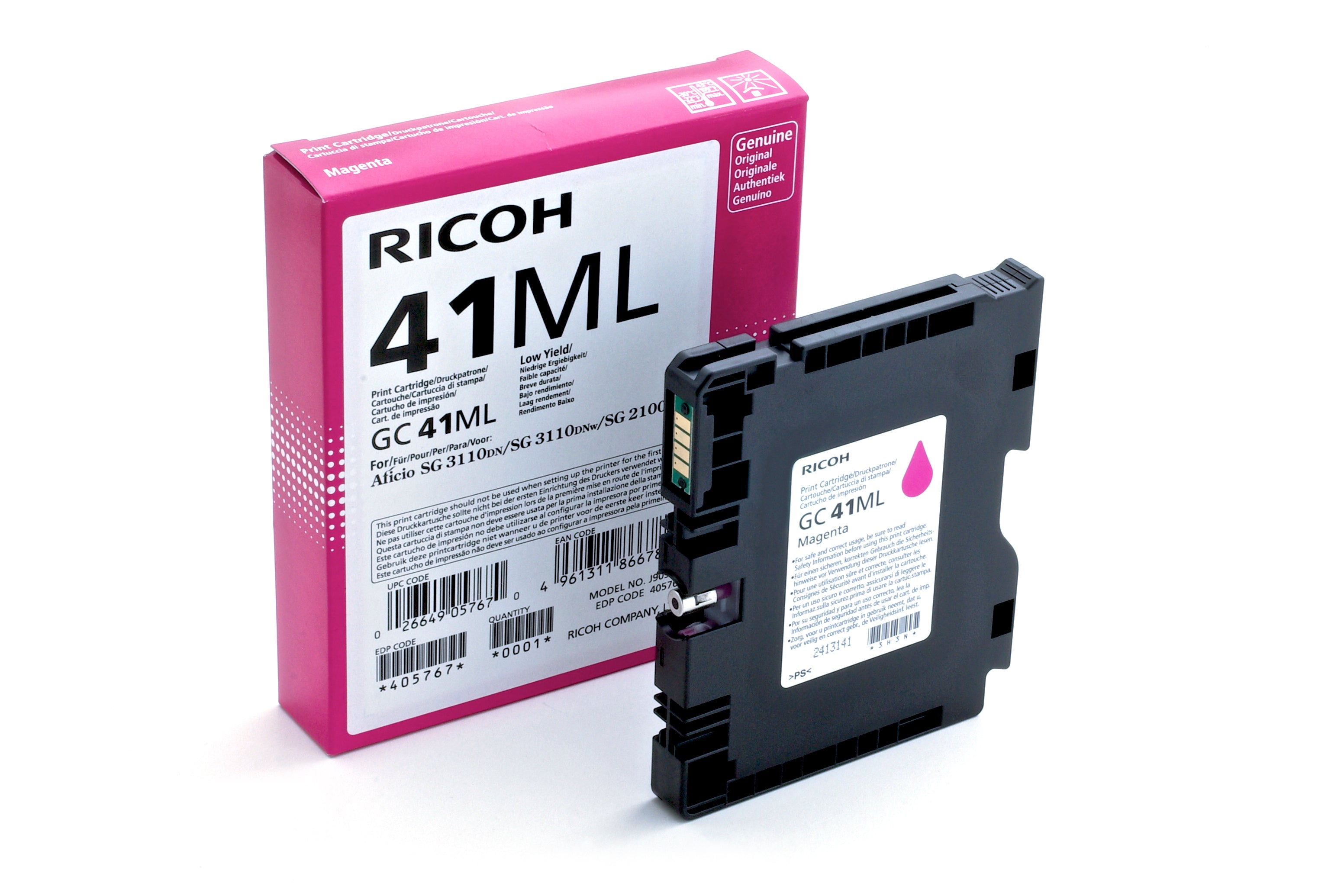 Ricoh Toner – GelJet SG 2100N, Magenta, 405767