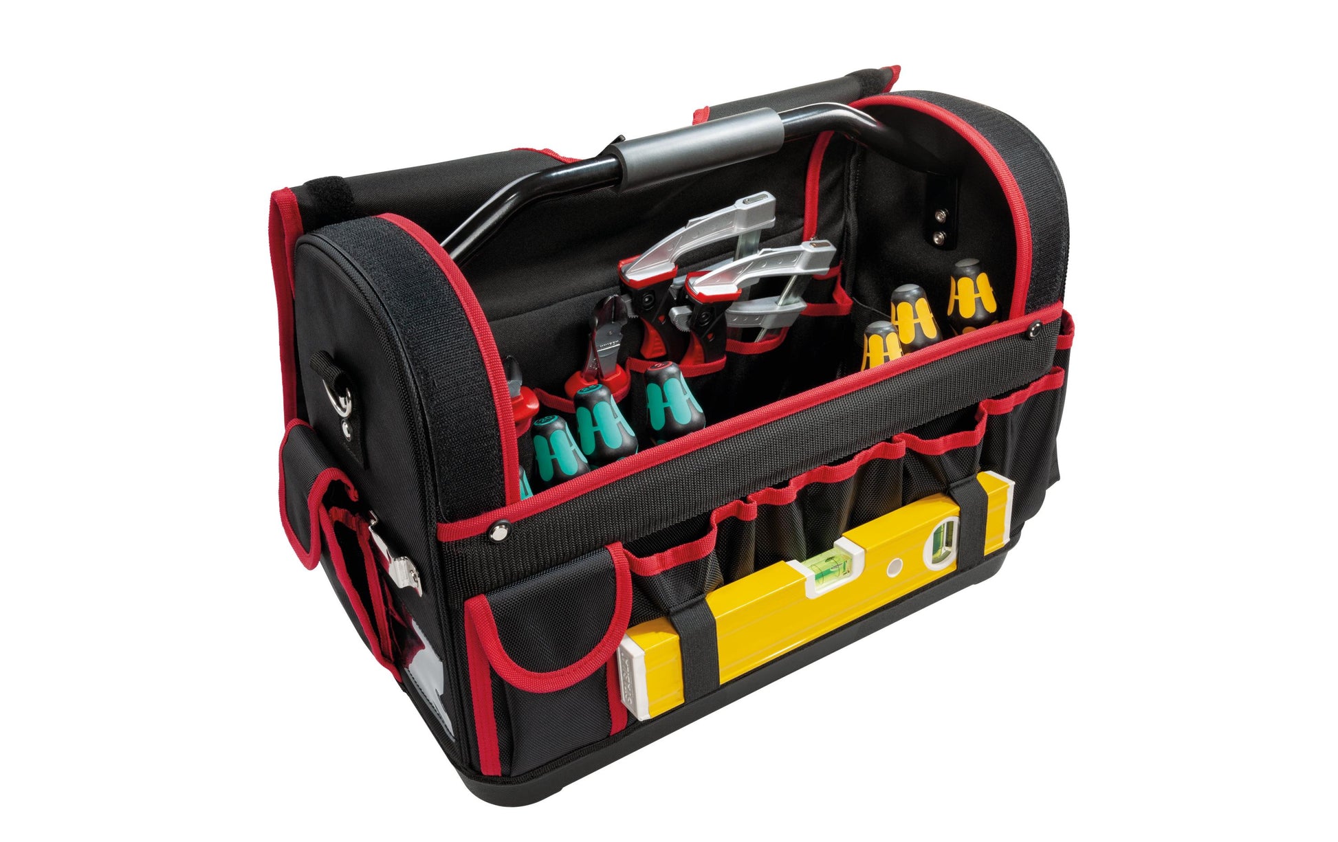 Parat Basic Tool Softbag L Werkzeugtasche – mit Tragegriff, Rot, Nylon, B 470 × H 350 × T 210 mm