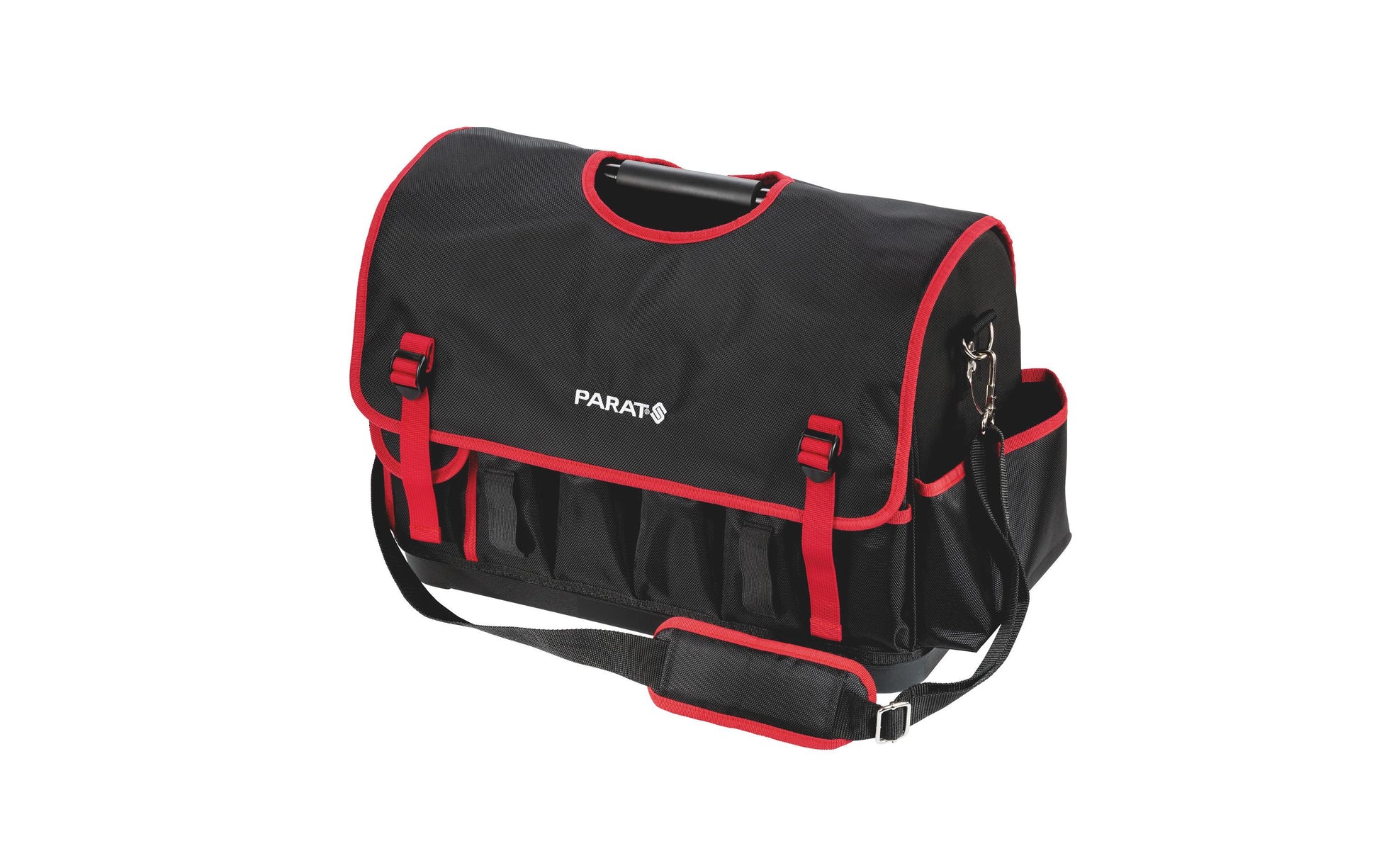 Parat Basic Tool Softbag L Werkzeugtasche – mit Tragegriff, Rot, Nylon, B 470 × H 350 × T 210 mm
