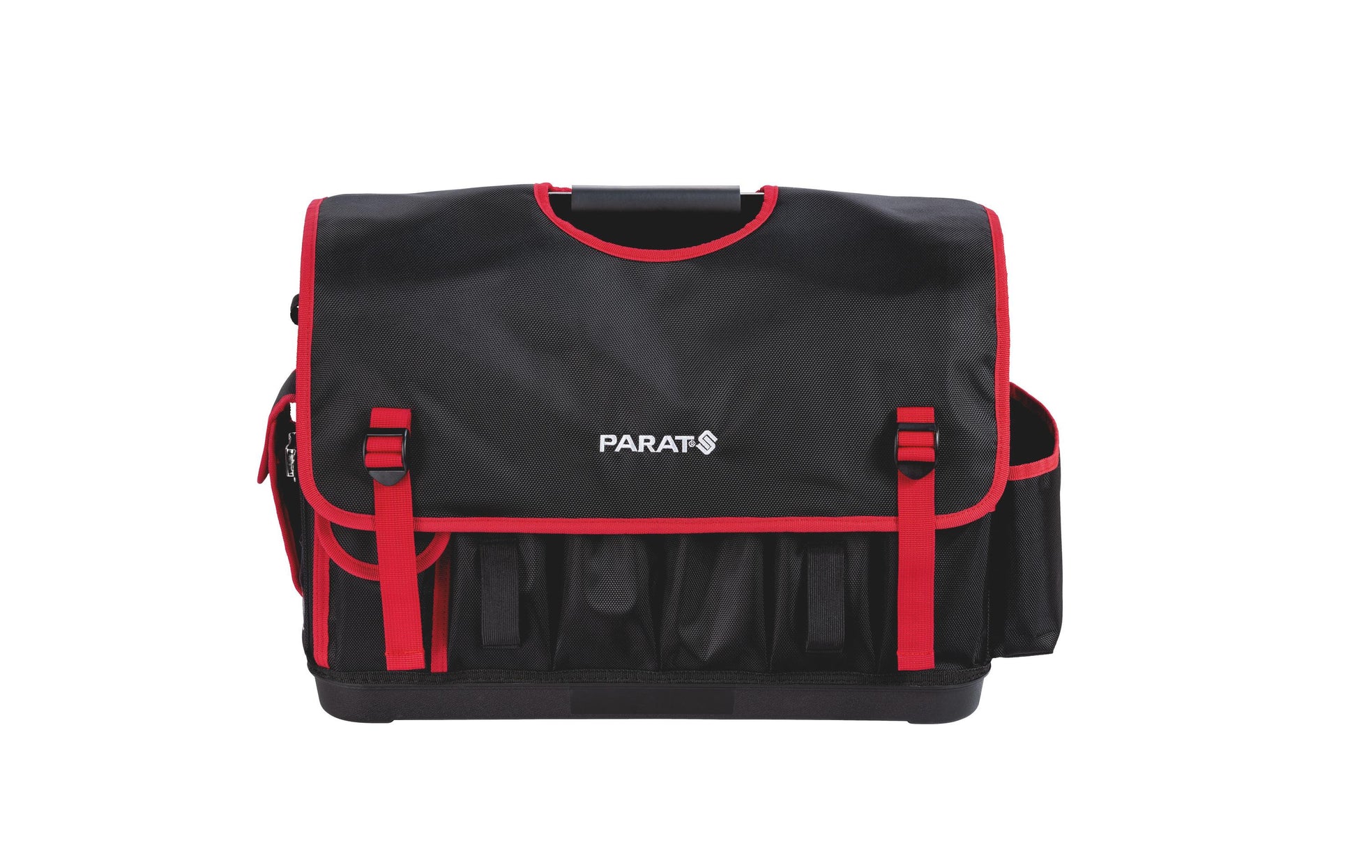 Parat Basic Tool Softbag L Werkzeugtasche – mit Tragegriff, Rot, Nylon, B 470 × H 350 × T 210 mm
