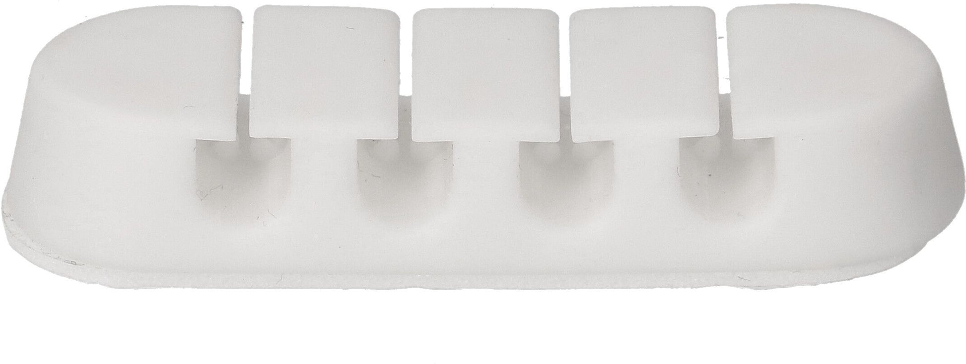 Max Hauri AG Max Hauri Kabelhalter, selbstklebend, Ø bis 7 mm, 3er-Pack – weiss