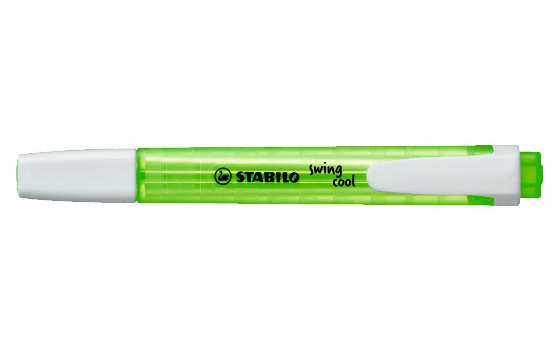 STABILO swing cool Textmarker grün – Keilspitze, 1–4 mm