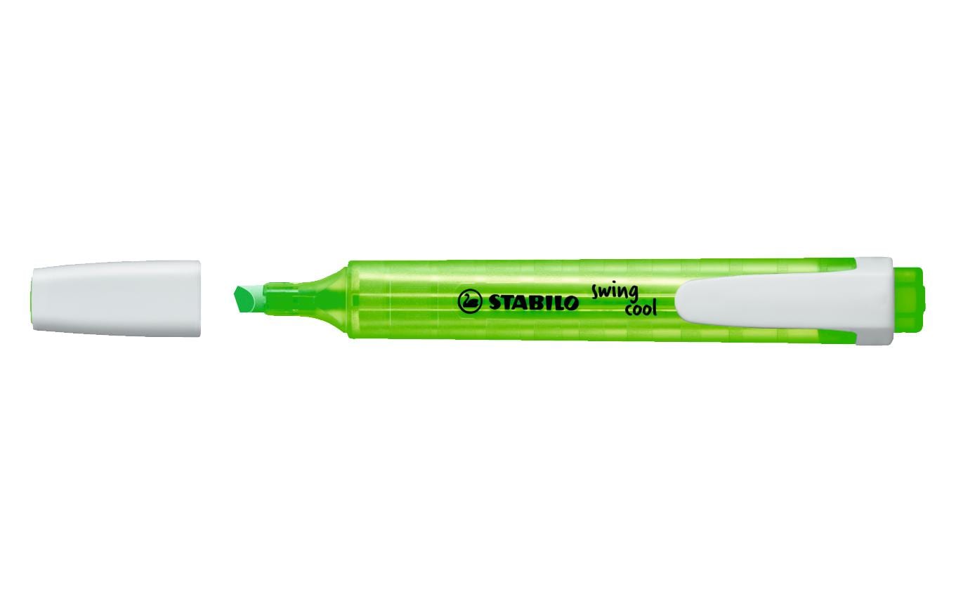 STABILO swing cool Textmarker grün – Keilspitze, 1–4 mm