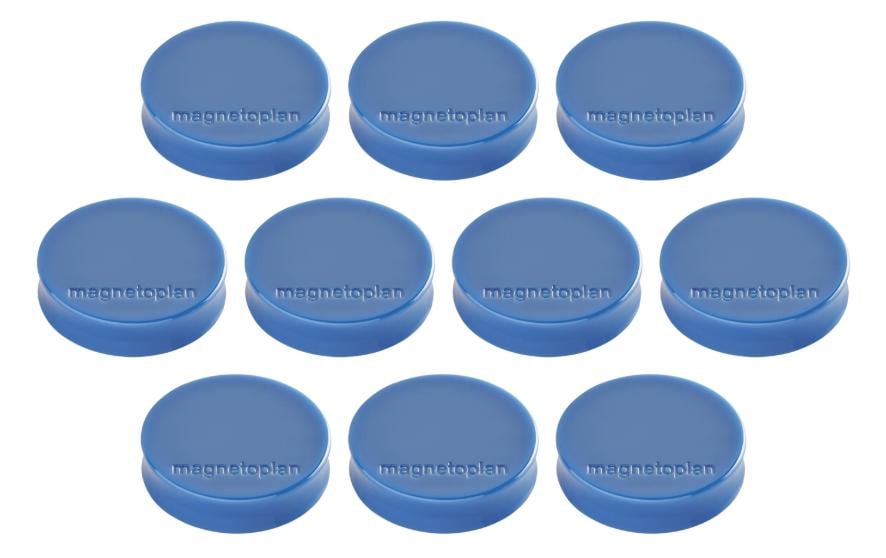 Magnetoplan Starter-Kit, inkl. Magnete – für Whiteboards – 10er-Pack