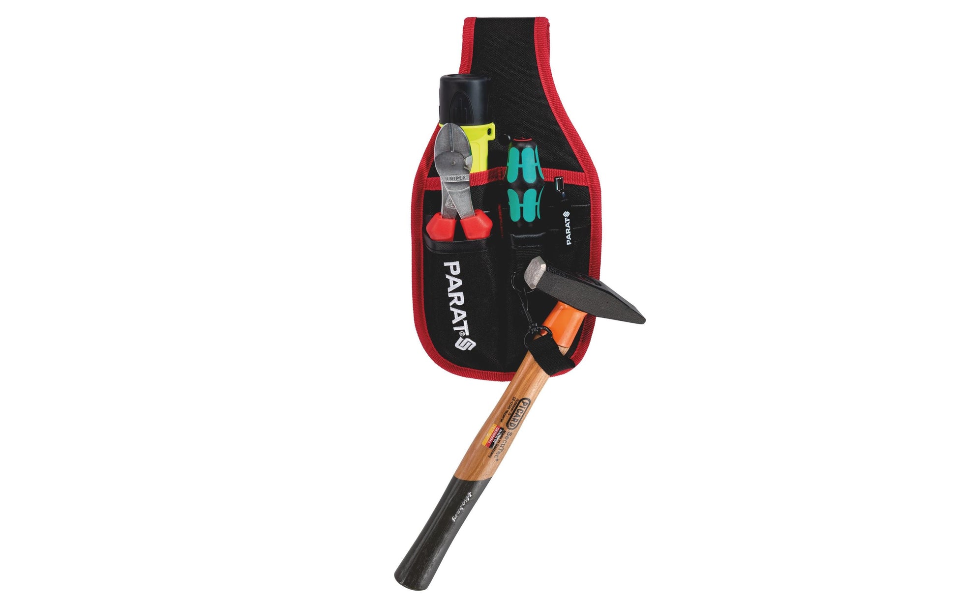 Parat Parabelt S Gürteltasche, 10 Fächer, mit Schultergurt, Rot, Nylon, B 160 × H 290 × T 30 mm