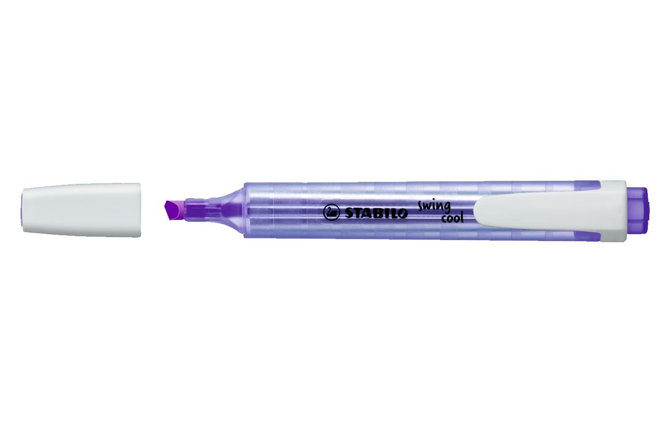 STABILO Swing Cool Textmarker Lavendel – Keilspitze, 1–4 mm