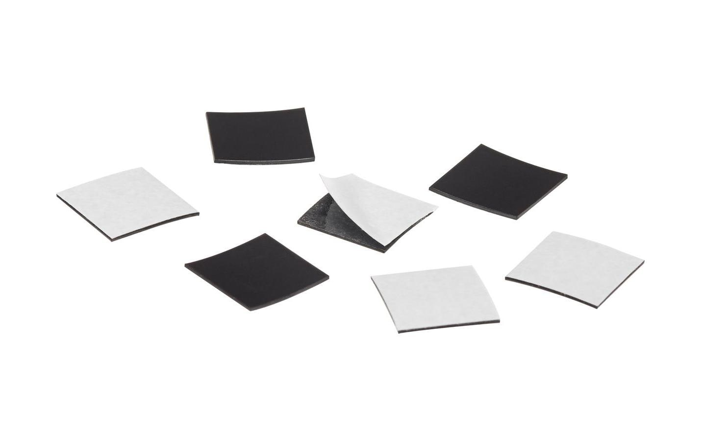Magnetoplan Tafelmagnet Takkis – 20×20 mm – selbstklebend – schwarz – 60 Stk.