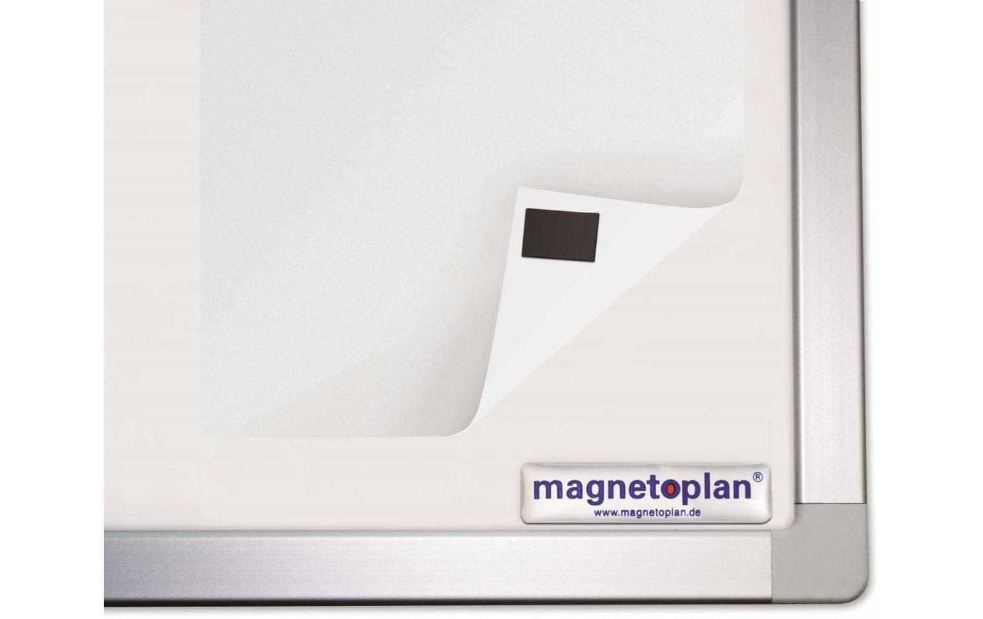 Magnetoplan Tafelmagnete – 30 × 20 mm, 45 Stk., schwarz
