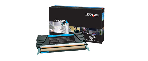 Lexmark Toner – Cyan, 7000 Seiten – für C746/C748