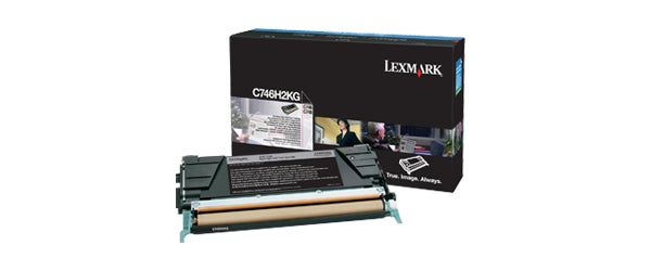 Lexmark Toner C746H2KG – schwarz, 12000 Seiten – für C746/C748