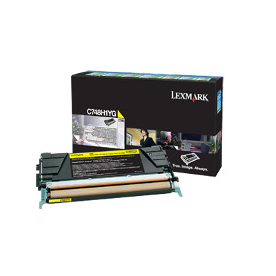 Lexmark Toner – Gelb, 10000 Seiten