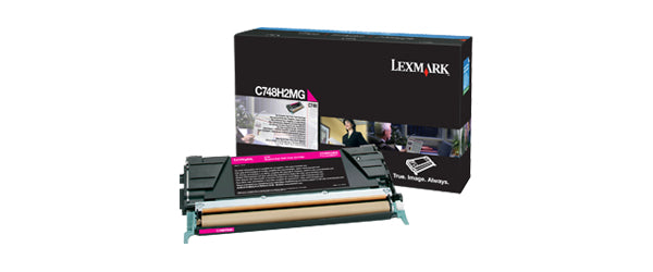 Lexmark Toner – Magenta, 10000 Seiten – für Farb-Laserdrucker/Multifunktionsgeräte