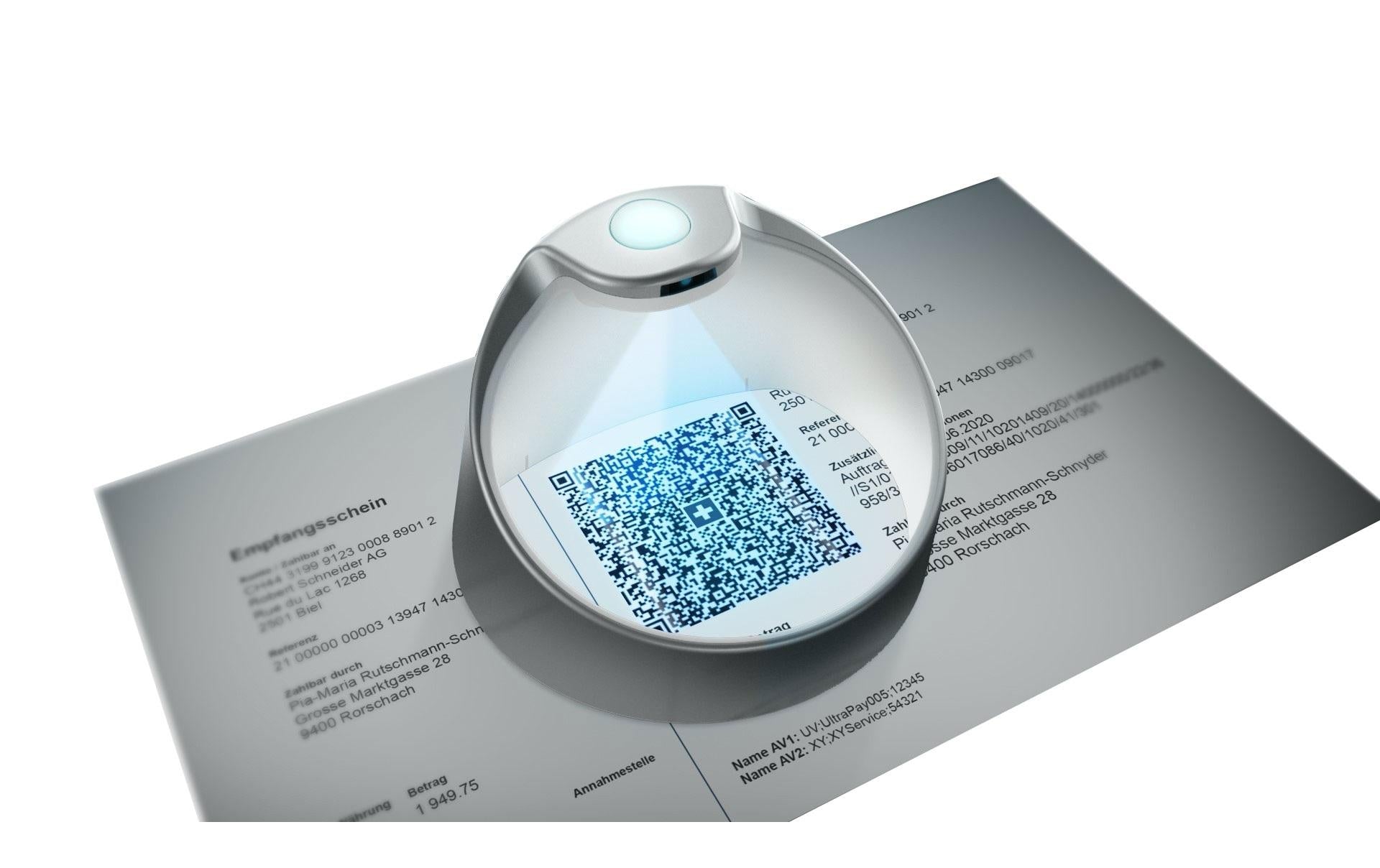 Crealogix PayEye – Barcodeleser – USB – Dokumentenerfassung