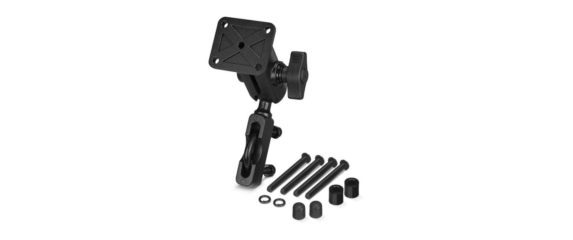 Garmin Motorrad-Halterung (Schraubbefestigung) – Horizontal/Vertikal, Faltbar, Höhenverstellbar – Schwarz