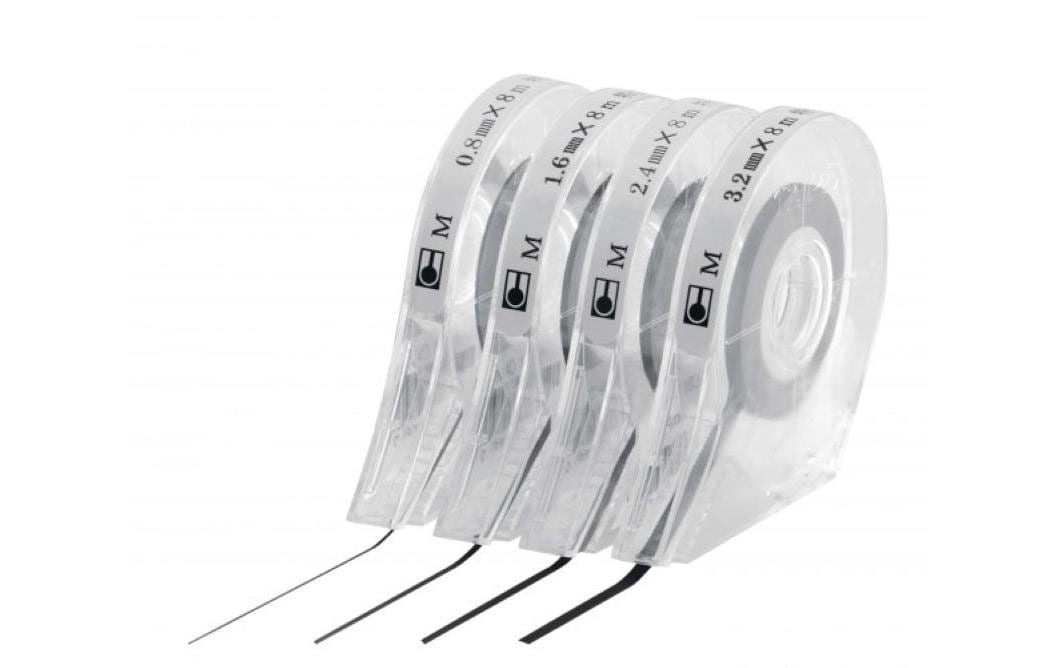 Magnetoplan Magnetband (selbstklebend) – 1,6 mm × 8 m, schwarz