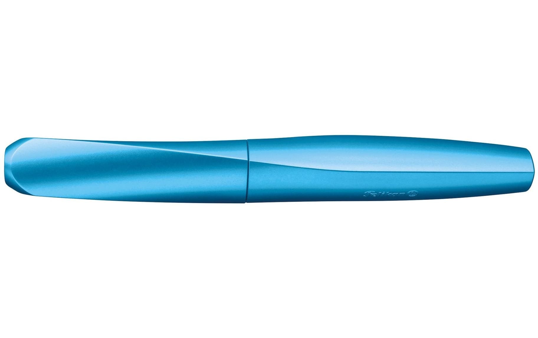 Pelikan Twist Frosted Blue – Federspitze M – für Rechts- & Linkshänder – Blau – Patronen