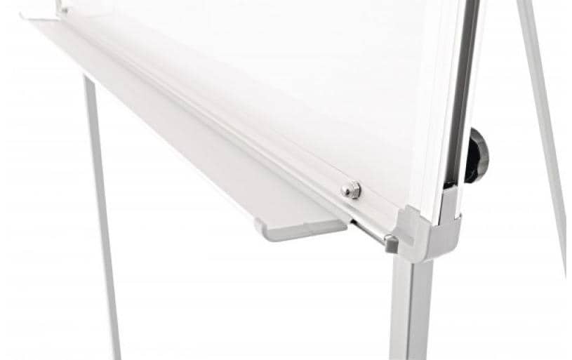 Magnetoplan Flipchart Junior SP – 66 × 95 cm, silber, Bi-Metall