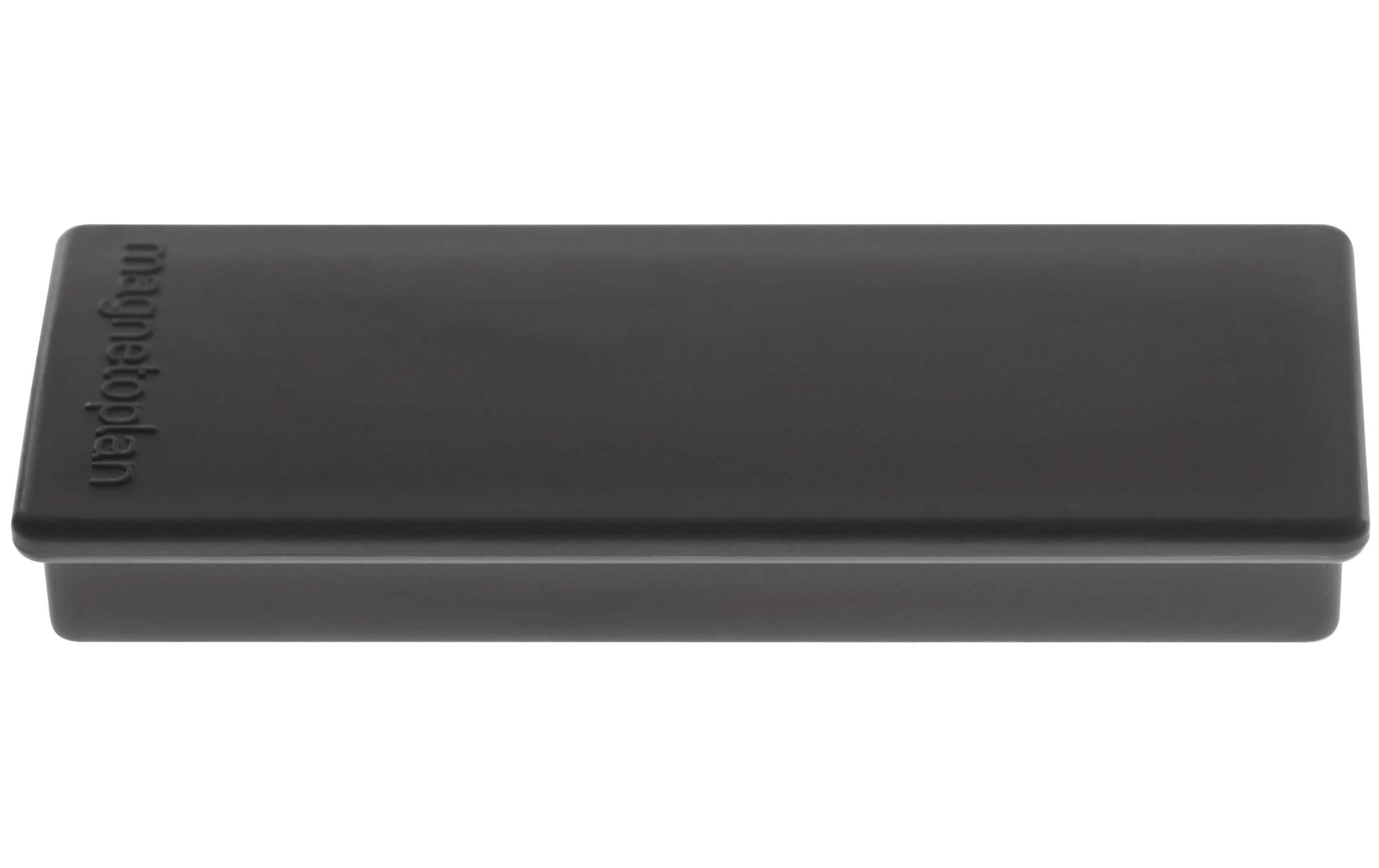 Magnetoplan Tafelmagnete – 55 × 22 mm, 10 Stk., schwarz