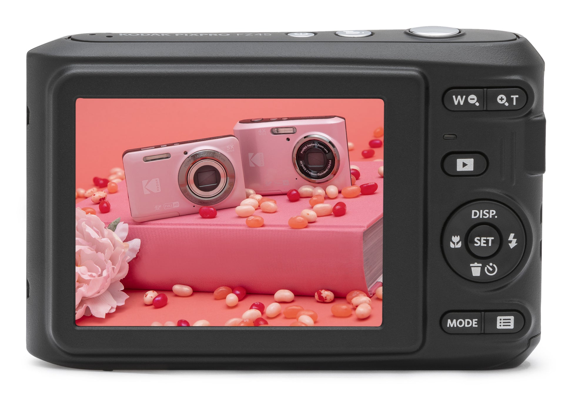Kodak Pixpro FZ45 – 4× optischer Zoom, 16 MP, 1080p, rosa