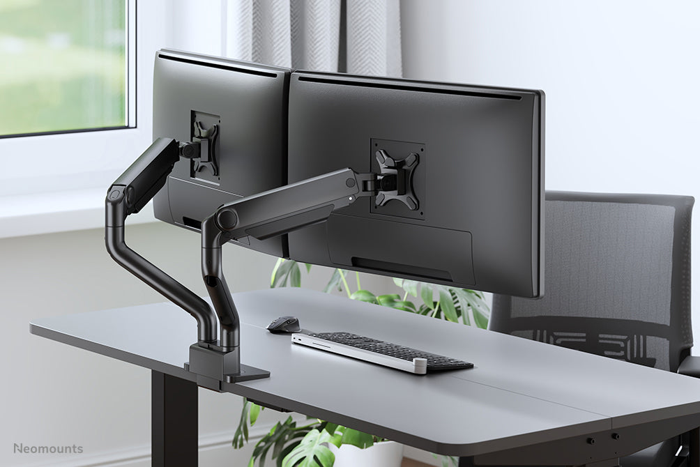 Neomounts DS70S 950Bl2 – Monitorarm, bis 35", Neigen/Schwenken, Drehen, Schwarz