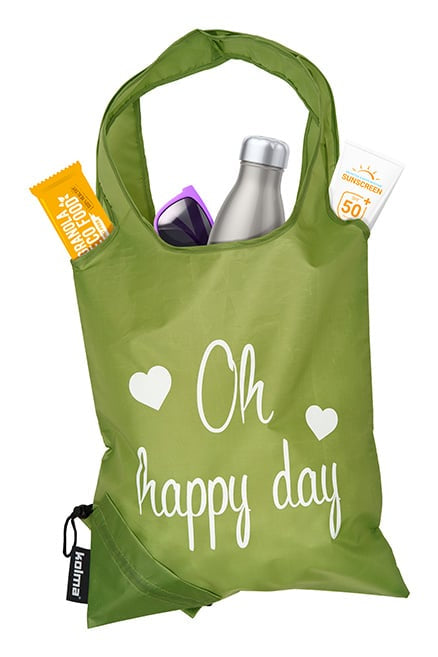 Kolma Stofftasche, rPET-Filz, olivgrün, 345×390 mm