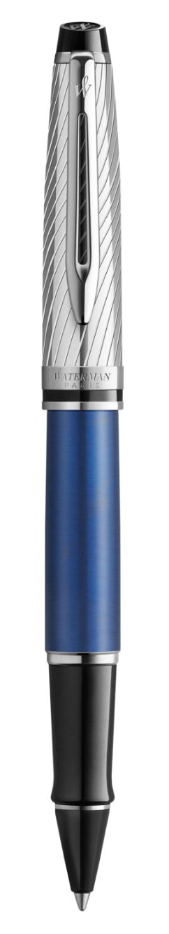 Waterman Expert Deluxe – Blau, metallisch, Geschenkbox