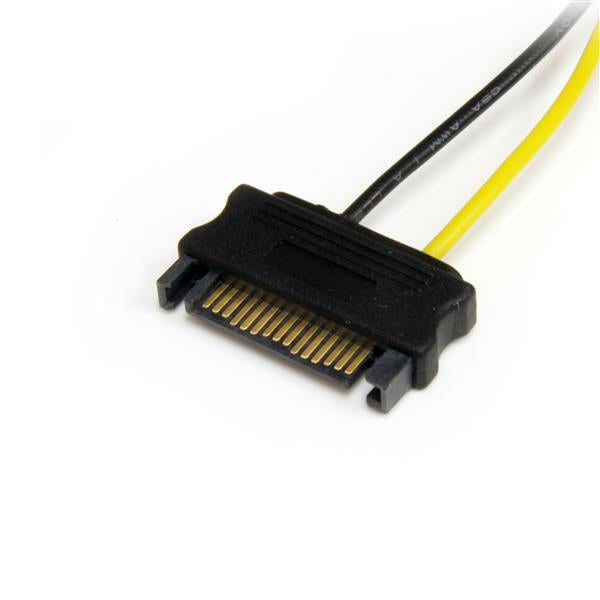 StarTech.com Adapter SATA 15-Pin zu PCI-E (6-Pin) – 0,15 m