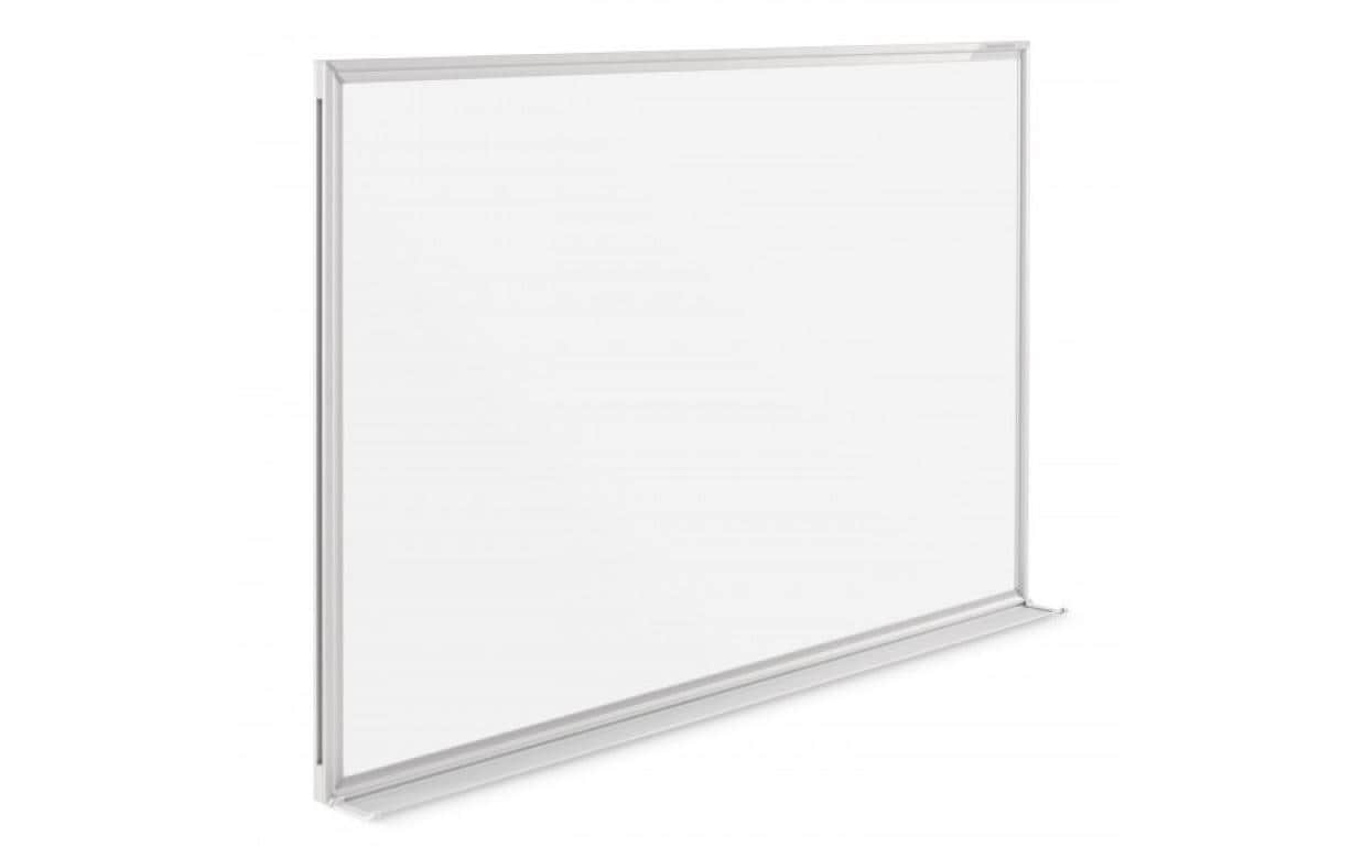 Magnetoplan Whiteboard – 300 × 120 cm, Aluminiumrahmen, Wandmontage, inkl. Stiftablage