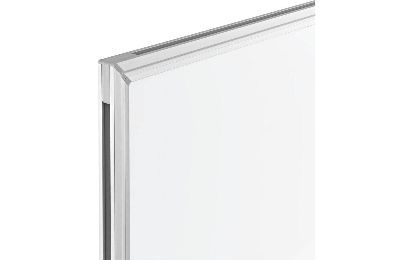 Magnetoplan Whiteboard – 90 × 60 cm, magnetisch, Aluminiumrahmen, Wandmontage, inkl. Stiftablage, Montageset