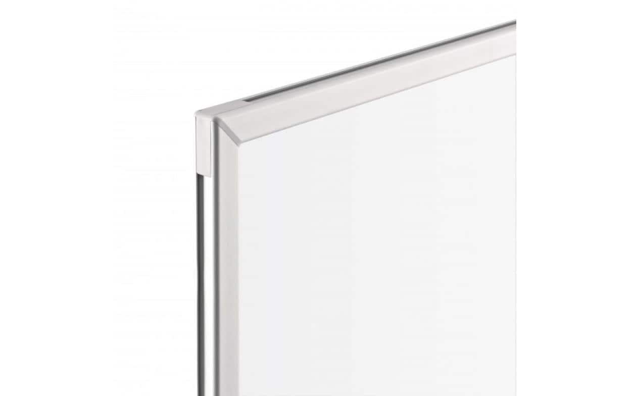 Magnetoplan Whiteboard – 180 × 120 cm, Emaille, Alu-Rahmen, inkl. Stiftablage