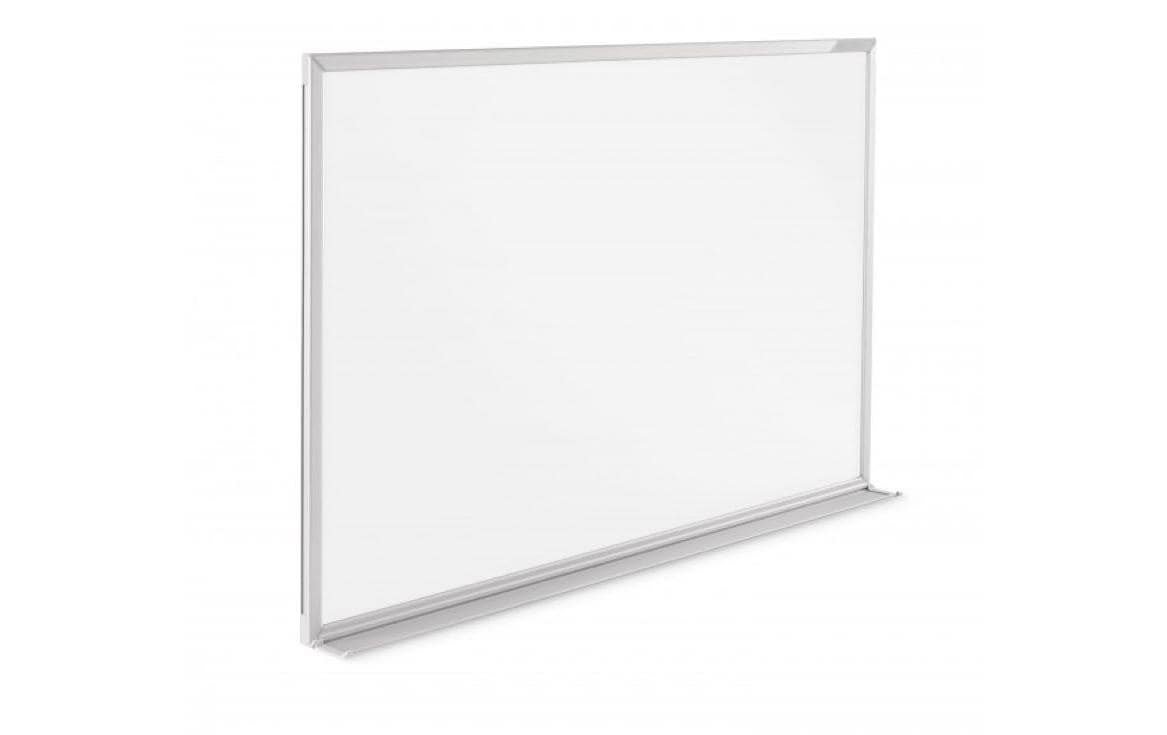 Magnetoplan Whiteboard – 180 × 120 cm, Emaille, Alu-Rahmen, inkl. Stiftablage