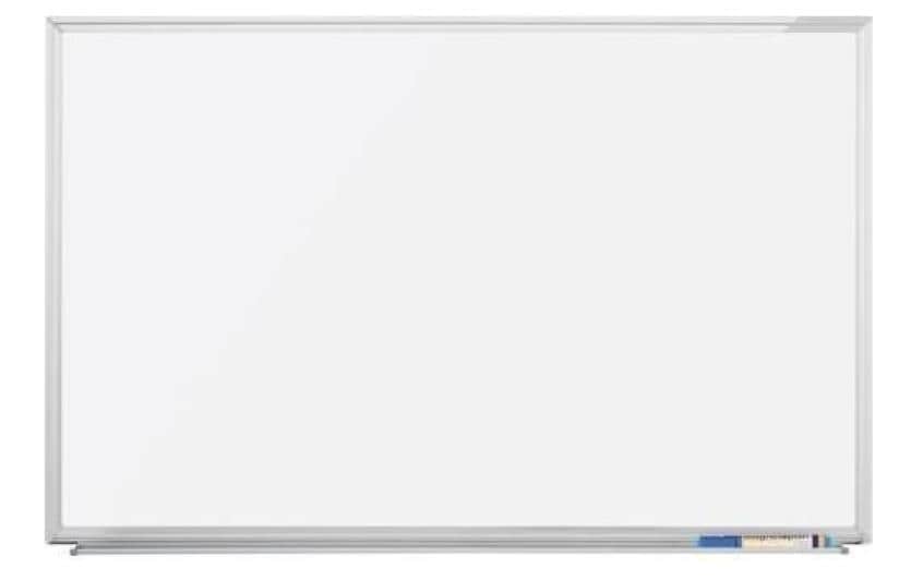 Magnetoplan Whiteboard – 240 × 120 cm, Aluminiumrahmen, inkl. Stiftablage